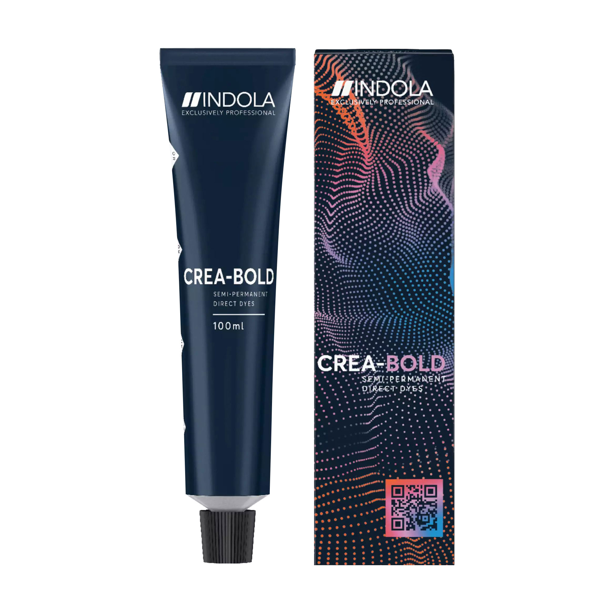 Уцінка! Відтінкова крем-фарба для волосся Indola Crea-Bold Semi-Permanent з пігментами прямої дії, Turquoise Blue, 100 мл